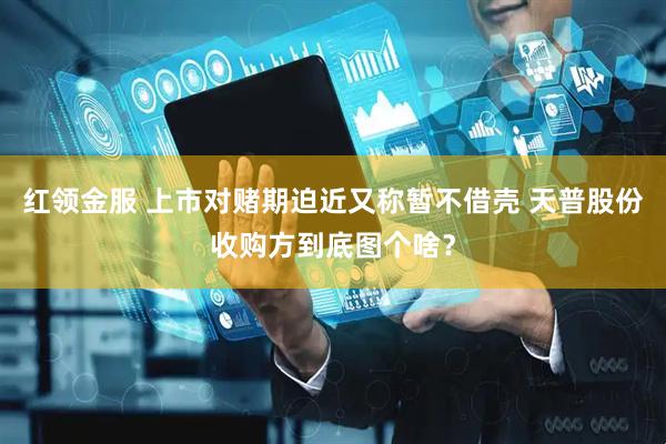 红领金服 上市对赌期迫近又称暂不借壳 天普股份收购方到底图个啥？