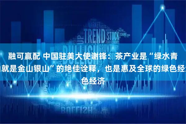 融可赢配 中国驻美大使谢锋：茶产业是“绿水青山就是金山银山”的绝佳诠释，也是惠及全球的绿色经济