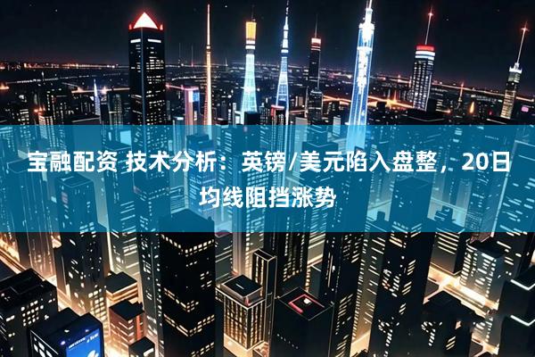 宝融配资 技术分析：英镑/美元陷入盘整，20日均线阻挡涨势